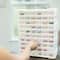 Everything Mary White 60 Drawer Plastic Organizer
